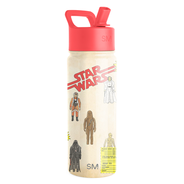 simple modern Summit Kids Water Bottle with Straw Lid
