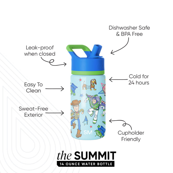 Simple Modern Summit Kids Water Bottle With Straw Lid