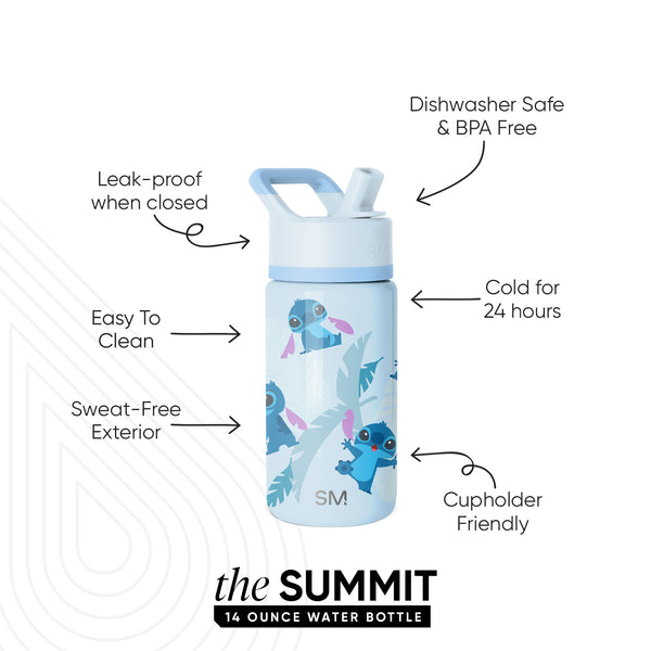 Simple Modern Summit Kids Water Bottle With Straw Lid