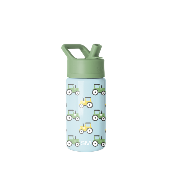 simple modern Summit Kids Water Bottle with Straw Lid