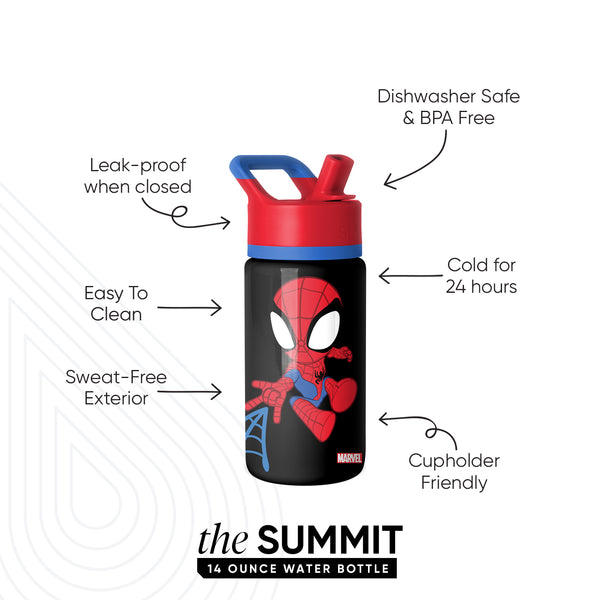 Simple Modern Summit Kids Water Bottle With Straw Lid