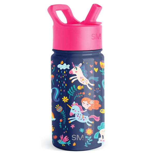 simple modern Summit Kids Water Bottle with Straw Lid