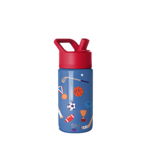 simple modern Summit Kids Water Bottle with Straw Lid