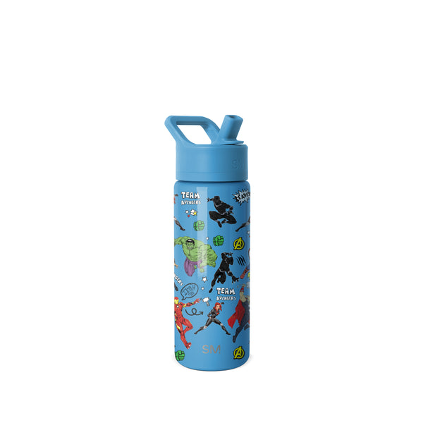 simple modern Summit Kids Water Bottle with Straw Lid