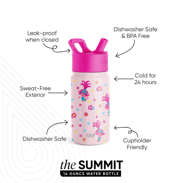 Simple Modern Summit Kids Water Bottle With Straw Lid
