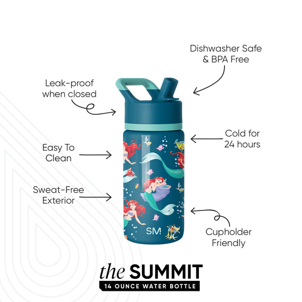 Simple Modern Summit Kids Water Bottle With Straw Lid