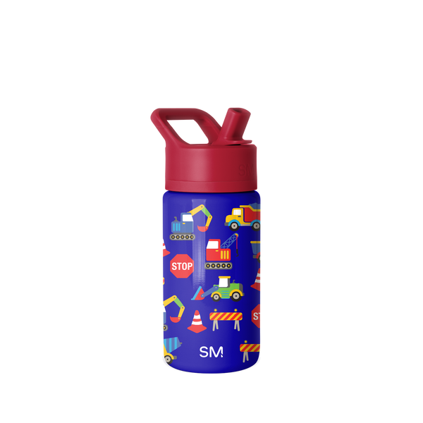 simple modern Summit Kids Water Bottle with Straw Lid