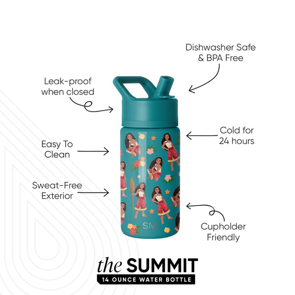 Simple Modern Summit Kids Water Bottle With Straw Lid