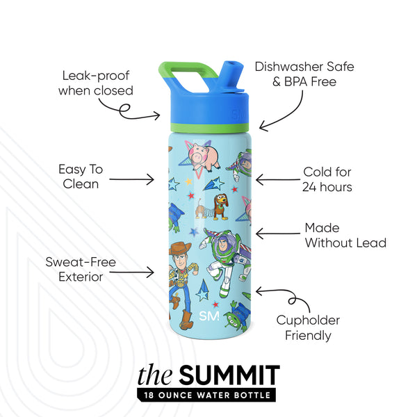 Simple Modern Summit Kids Water Bottle With Straw Lid