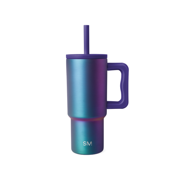 simple modern Trek Kids Tumbler with Silicone Straw Lid