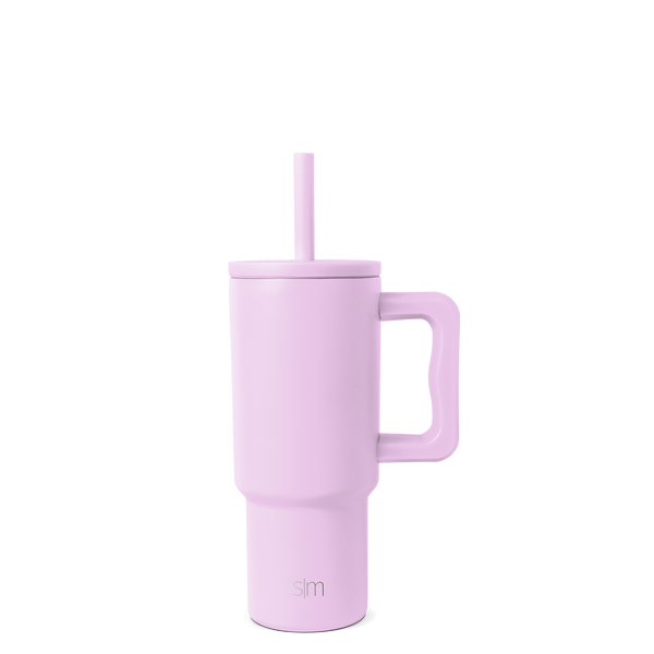 simple modern Trek Kids Tumbler with Silicone Straw Lid