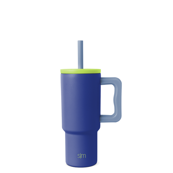 simple modern Trek Kids Tumbler with Silicone Straw Lid