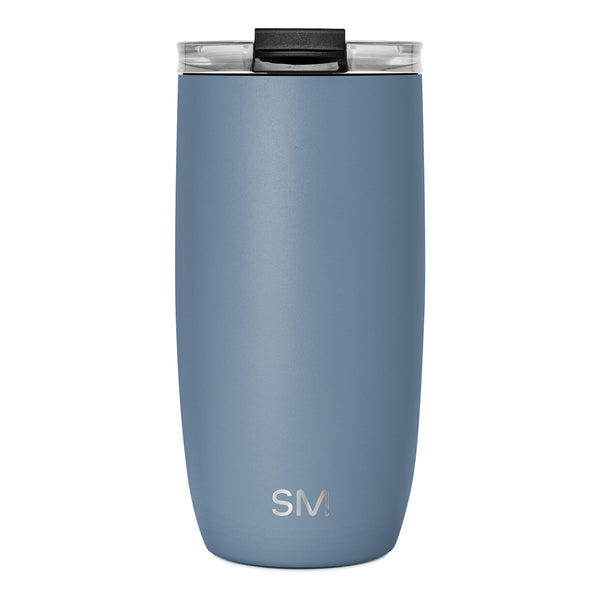 simple modern Voyager Tumbler with Clear Flip Lid & Straw