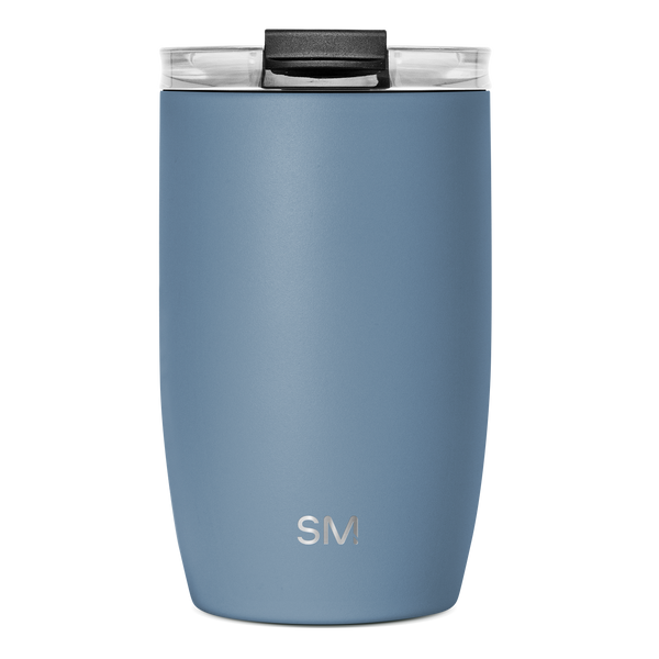 simple modern Voyager Tumbler with Clear Flip Lid & Straw