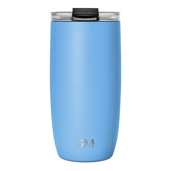 simple modern Voyager Tumbler with Clear Flip Lid & Straw