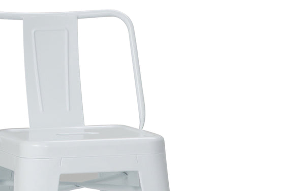 Simpli Home 24 Inch Metal Counter Height Stool (Set Of 2)