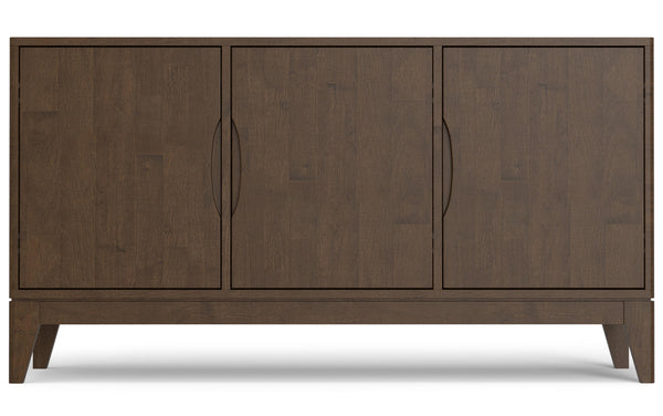 Simpli Home 3 Door Sideboard Buffet / Storage Cabinet