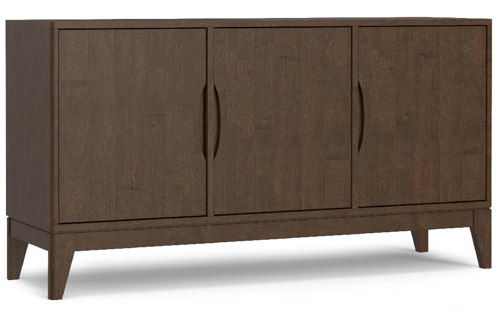 simpli home 3 Door Sideboard Buffet / Storage Cabinet