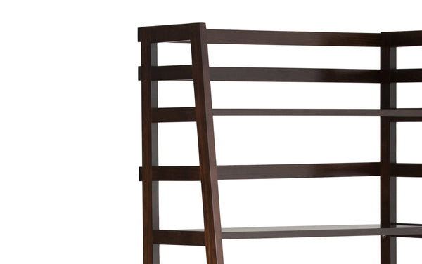 Simpli Home 30 Inch 5 Shelf Ladder Bookcase (Set Of 2)