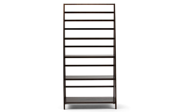 Simpli Home 36 Inch 5 Shelf Ladder Bookcase (Set Of 2)