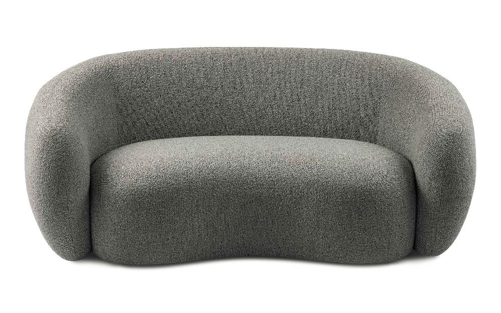 simpli home 69 inch Loveseat in Boucle Performance Fabric