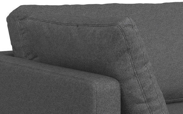 Simpli Home 76 Inch Mid Century Sofa In Performance Fabric