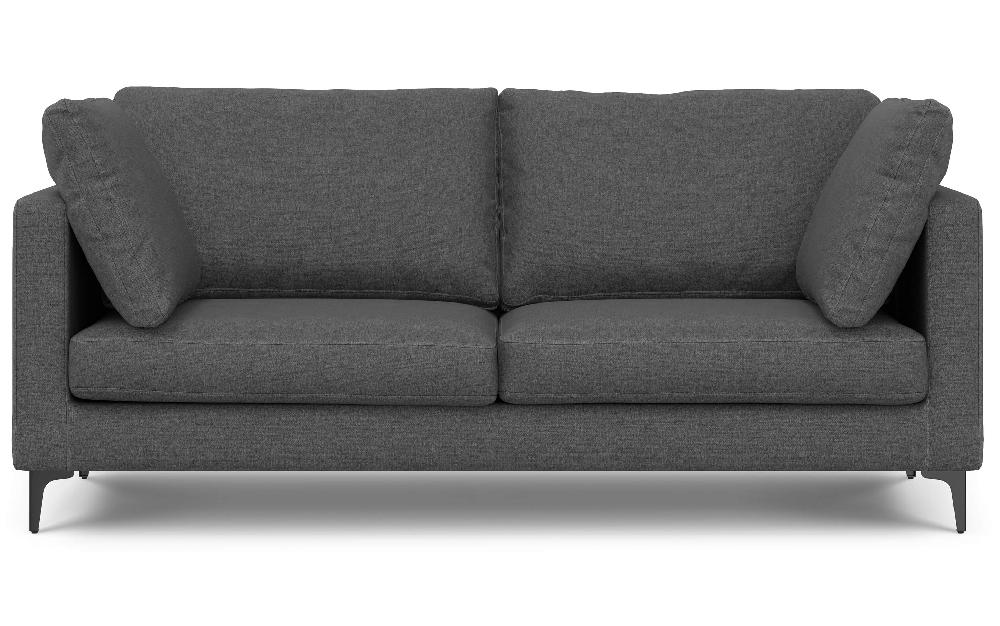 simpli home 76 inch Mid Century Sofa in Performance Fabric
