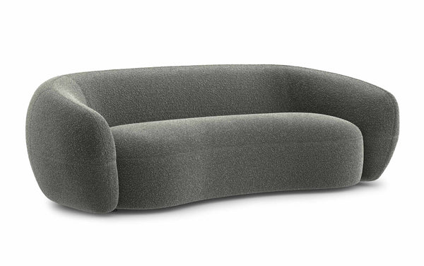 Simpli Home 89 Inch Sofa In Boucle Performance Fabric