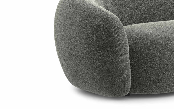 Simpli Home 89 Inch Sofa In Boucle Performance Fabric