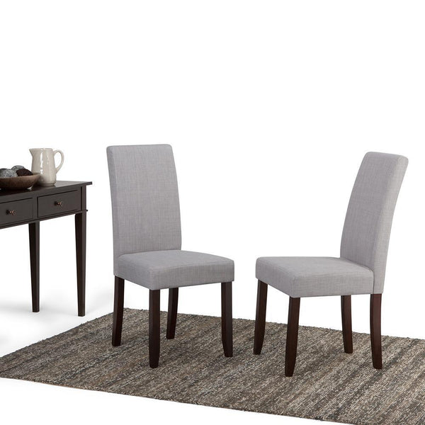 Simpli Home Dining Chair (Set Of 2) In Linen Style Fabric