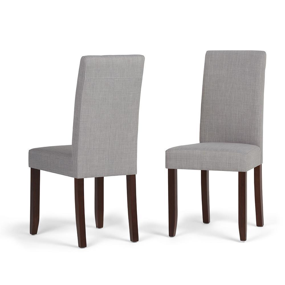 simpli home Dining Chair (Set of 2) in Linen Style Fabric
