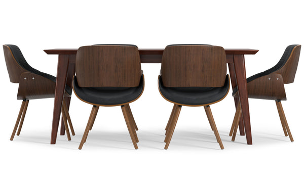 Simpli Home / Draper 7-Piece Dining Set With Wood Back Chair