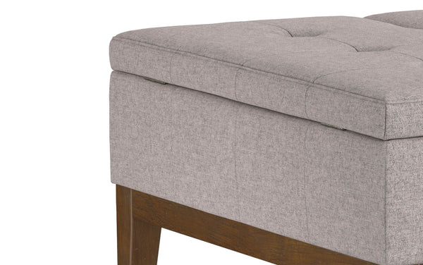 Simpli Home Lift Top Coffee Table Storage Ottoman In Linen