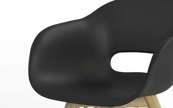 Simpli Home Outdoor Dining Chair In Recycled Plastic (Set Of 2)