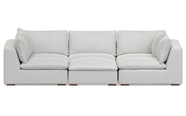 Simpli Home Pit Sectional Sofa In Performance Fabric