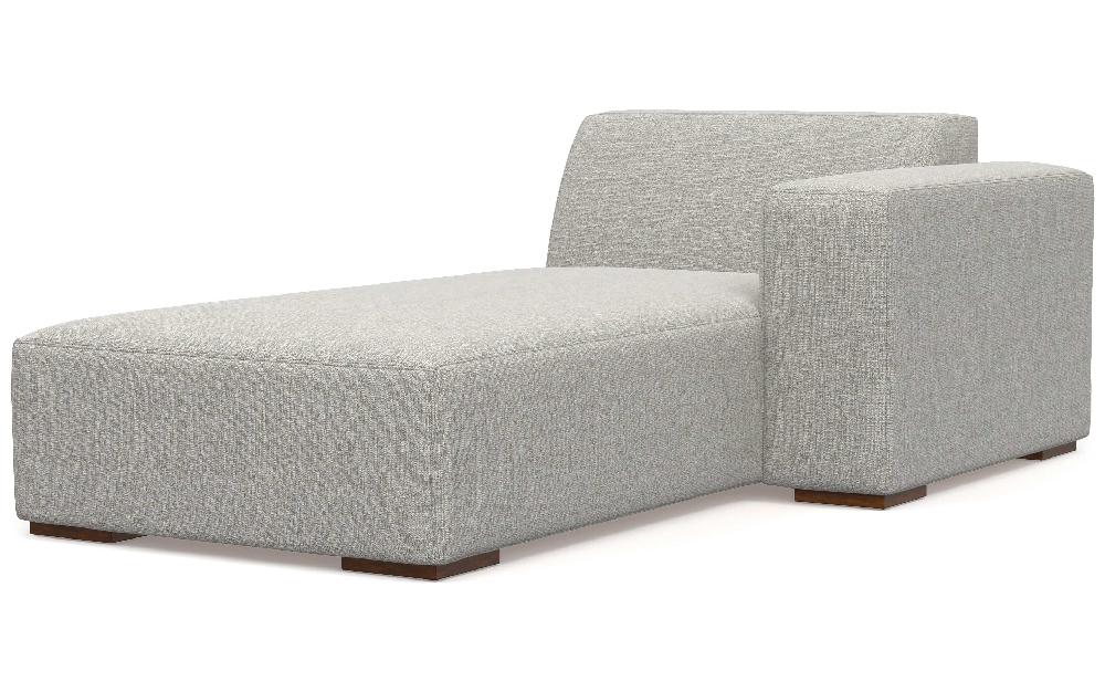 simpli home Right Chaise Module in Performance Fabric