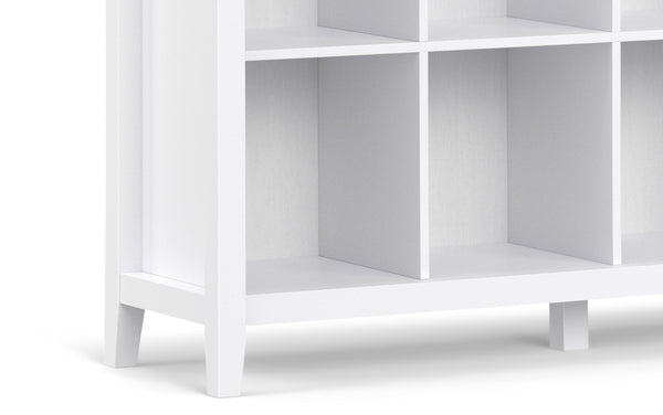 Simpli Home 12 Cube Bookcase In White