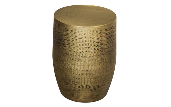 Simpli Home 15 Inch Morse Pattern Accent Table