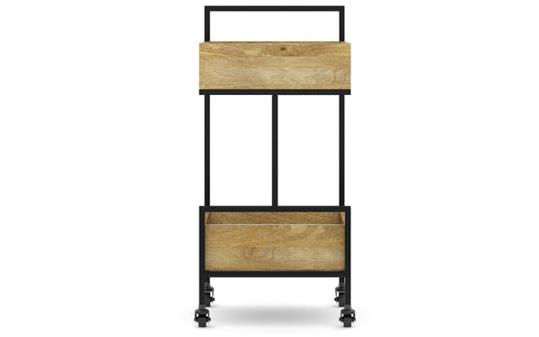 Simpli Home 16 Inch Bar Cart In Mango