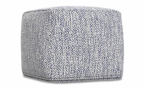 Simpli Home 18 Inch Square Pouf