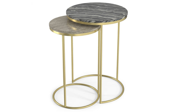 Simpli Home 2 Pc Nesting Table