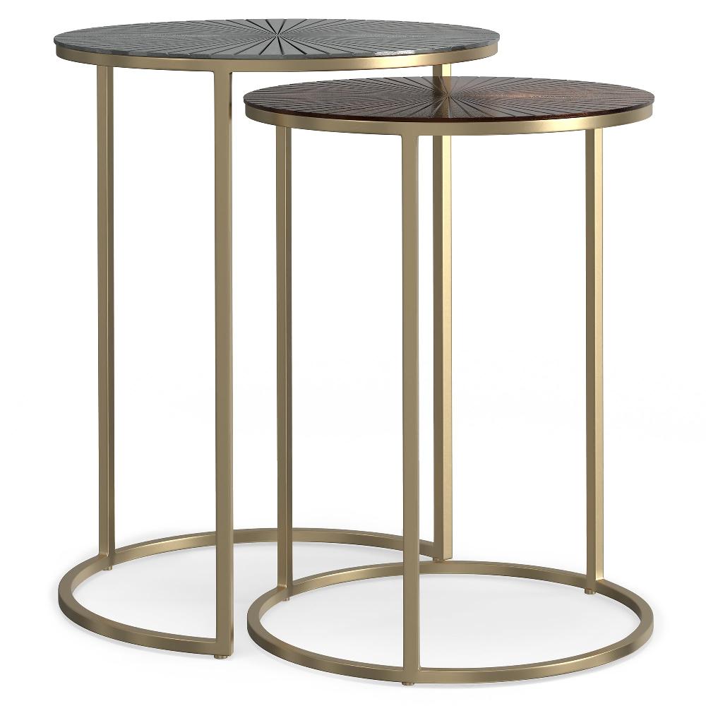 simpli home 2 Pc Nesting Table