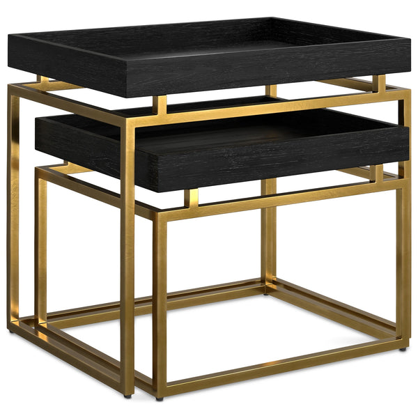 Simpli Home 2 Pc Nesting Table In Mango