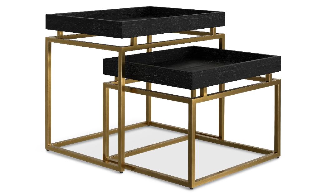 simpli home 2 Pc Nesting Table in Mango