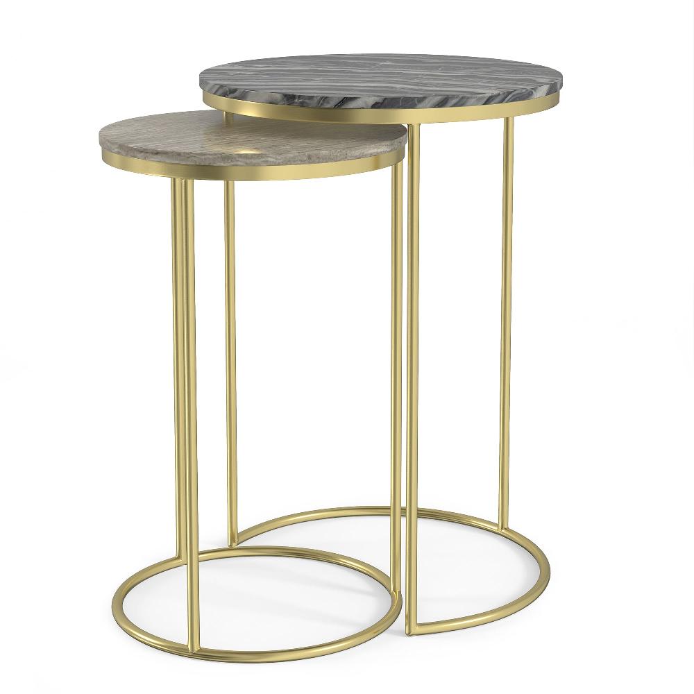 simpli home 2 Pc Nesting Table