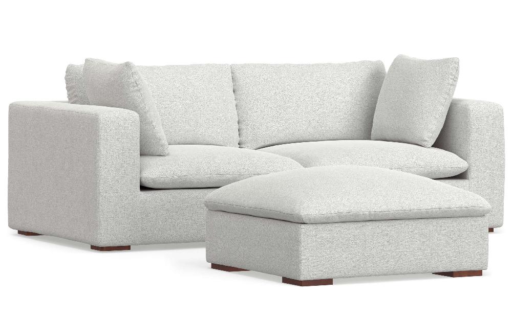 simpli home 2 Seater Sofa and Ottoman