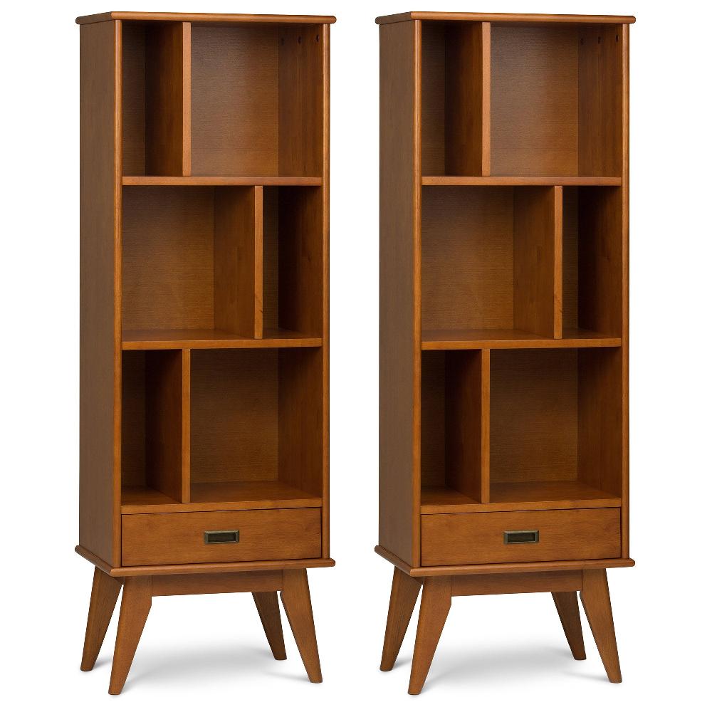 simpli home 22 inch 6 Cubbie Bookcase (Set of 2)
