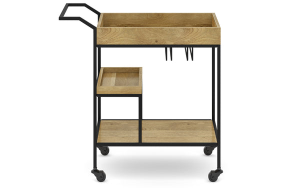 Simpli Home 29 Inch Bar Cart In Mango