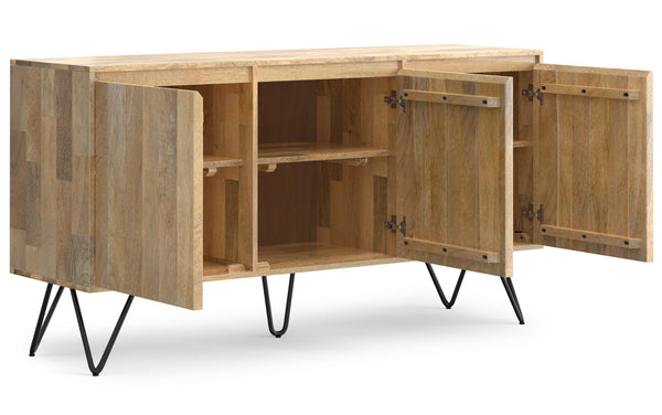 Simpli Home 3 Door Sideboard Buffet In Mango
