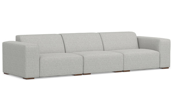 Simpli Home 3 Seater Sofa Performance Fabric
